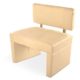SAM® Esszimmer Sitzbank, Sitzbank mit Rückenlehne aus Samolux®-Bezug, angenehmer Sitzkomfort, frei im Raum aufstellbare Bank