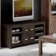 SAM® TV-Schrank Wales 1515 stonefarbenes Sheesham Palisanderholz Massivholz handgearbeitet TV Schrank 150 cm breit mit vier Schubladen, fünf Ablagefächern, geölte Oberfläche