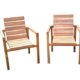 SAM® Teak-Holz Gartenstuhl, massive Sitzmöglichkeit ideal für Garten Terrasse Balkon oder Wintergarten [521222]