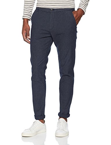 SELECTED HOMME Herren Hose Shharval Grey Blue Mix Slim St Pants Sts