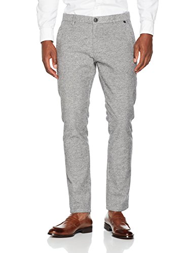 SELECTED HOMME Herren Hose Shharval Salt/Pepper Slim St Pants Sts