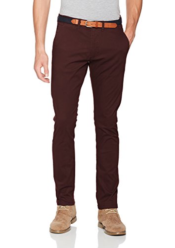 SELECTED HOMME Herren Hose Shhyard Decadent Choco Slim St Pant Noos