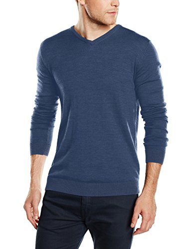 SELECTED HOMME Herren Pullover Shdtower Merino V - Neck NOOS, Einfarbig