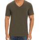 SELECTED HOMME Herren T-Shirt Pima Drill Ss Deep V-neck Noos Id