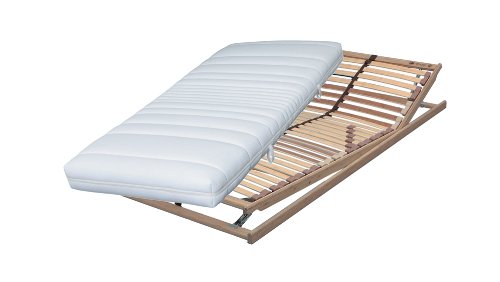 SPAR-SET GreenLine bestehend aus: Malie 7-Zonen Kaltschaummatratze in Überlänge 90x220 cm im Härtegrad 3 / H3 plus Lattenrost PANDA-FLEX KF28 verstellbar in Überlänge 90x220 cm – sofort lieferbar