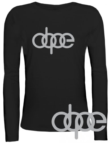 Shirtstreet24, Dope Ringe, Lady/ Damen/Frauen Longsleeve Langarm T-Shirt