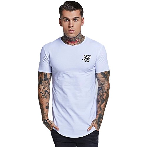 SikSilk Herren T-Shirt weiß weiß Einheitsgröße