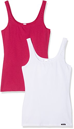 Skiny Damen Unterhemden Advantage Cotton Tank Top 2er Pack