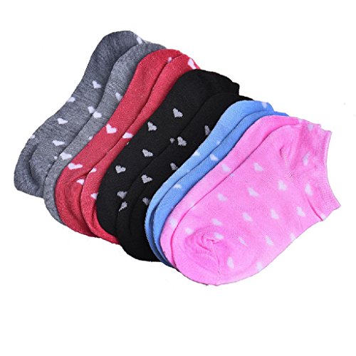 Socken Longra 5 paar Damen Sport lässig niedrig geschnittene Baumwoll Söckchen