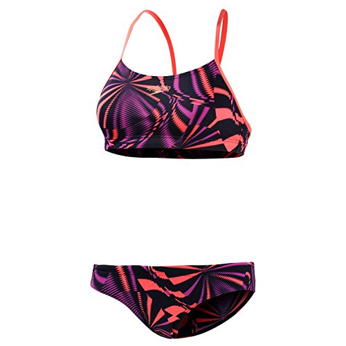 Speedo Damen Bikini Allover 2 Piece Rippleback Print 4