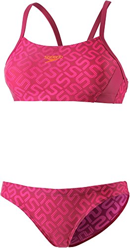 Speedo Monogram Allover 2Pc Med Leg Badeanzug Erwachsene