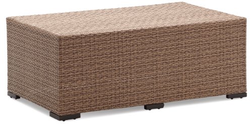 Strathwood Griffen Wetterfester Loungetisch aus Polyrattan