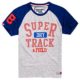 Superdry Herren T-Shirt Trackster Baseball Tee