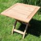 TEAK Klapptisch Holztisch Gartentisch Garten Tisch Beistelltisch 45x45cm Holz PICNIC von AS-S