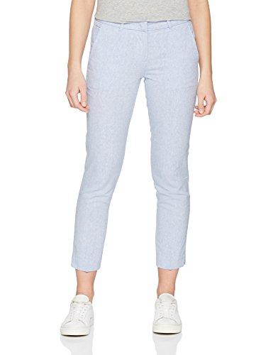 TOM TAILOR Damen Hose Linen Slim Mia Ankle Length