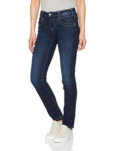 TOM TAILOR Damen Jeans Slim Alexa in A Dark Blue