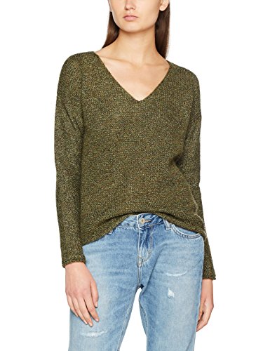 TOM TAILOR Damen Pullover Easy Loose Mouline Sweater