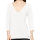 TOM TAILOR Damen Sweatshirt Structured V-Neck Sweater