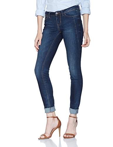 TOM TAILOR Denim Damen Skinny Jeans Jona Ultra Low with Details