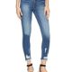 TOM TAILOR Denim Damen Slim Jeans Nela Destroyed Hem