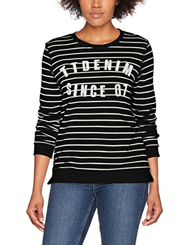 TOM TAILOR Denim Damen Sweatshirt Striped Sweater