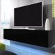 TV Schrank Lowboard Hängeboard SIMPLE mit LED Blau