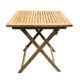 Teak Tisch 70x70cm Gartentische Bistrotisch Balkontisch Gartenmöbel
