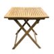 Teak Tisch 70x70cm Gartentische Bistrotisch Balkontisch Gartenmöbel