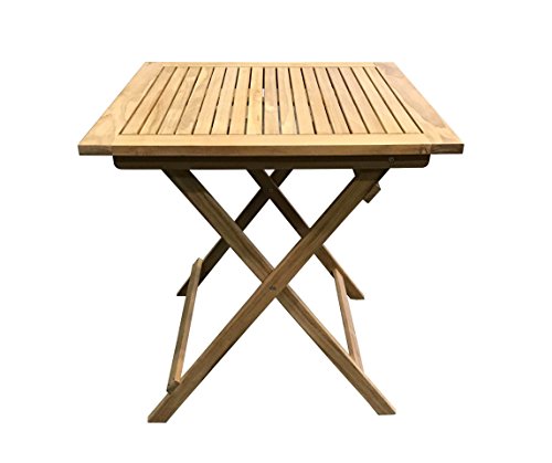 Teak Tisch 70x70cm Gartentische Bistrotisch Balkontisch Gartenmöbel