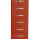 Tenzo 5106-028 Malibu Designer Kommode, MDF lackiert, 111 x 41 x 41 cm, rot