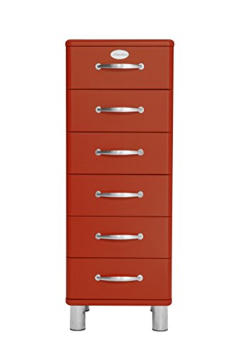 Tenzo 5106-028 Malibu Designer Kommode, MDF lackiert, 111 x 41 x 41 cm, rot