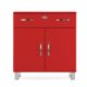 Tenzo 5127-028 Malibu Designer Kommode, MDF lackiert, 92 x 86 x 41 cm, rot