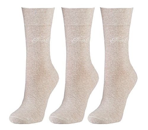 Tom Tailor 3er Pack Basic Women Socks 9703 792 beige Mehrpack Strümpfe Socken