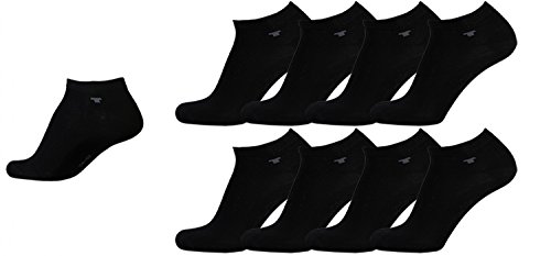 Tom Tailor Sneaker Socken Herren Damen schwarz 8 Paar Mehrpack Kurzstrümpfe Füsslinge Sneakersocken Baumwolle Herren gr. 35-38 39-42 43-46