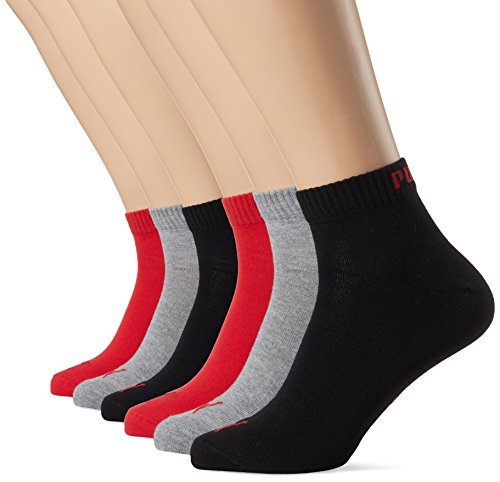 Unisex Quarters Socken Sportsocken 6er Pack