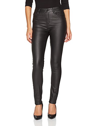 VERO MODA Damen Hose Vmnine Hw Ss Smooth Coated Pants Noos