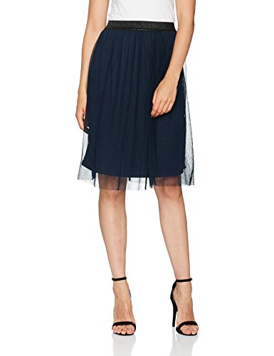 VERO MODA Damen Rock Vmmasha Pleat Hw Abk Skirt Dnm Jrs