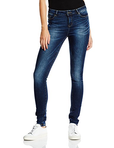 VERO MODA Damen Skinny Jeanshose VMSEVEN NW S. S EYE VI JEANS GU965 NOOS