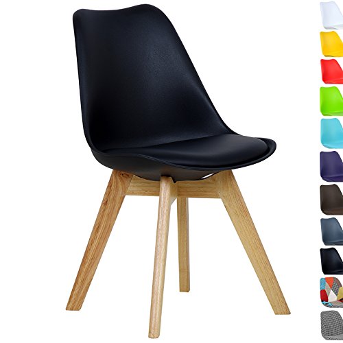 WOLTU #555 1 x Esszimmerstuhl 1 Stück Esszimmerstuhl Design Stuhl Küchenstuhl Holz Neu Design