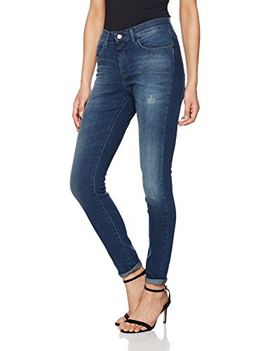 Wrangler Damen High Rise Skinny Vintage Blue Jeans