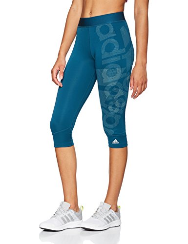 adidas Damen Techfit Capri Logo Tights