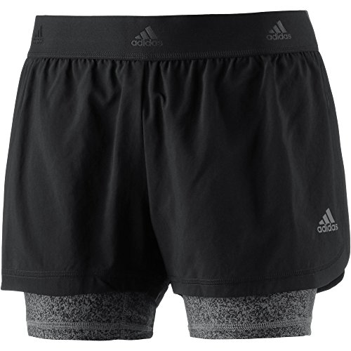 adidas Damen Two-in-One Printed Shorts