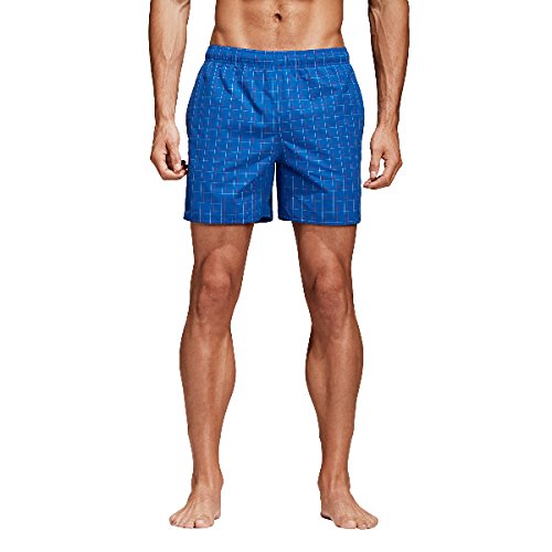 adidas Herren Check Short Length Badeshorts