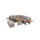 greemotion 128512 Rattan Lounge Set VERONA-Loungemöbel mit Esstisch für Garten & Terrasse-Gartenmöbel aus Polyrattan Beige-Outdoor Loungeset mit Stauraum, Braun, 19,2 x 25 x 7,5 cm