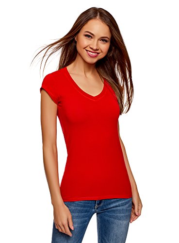 oodji Ultra Damen T-Shirt Basic