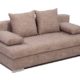 B-famous Schlafsofa Chicago-PUR Strukturstoff, Capuccino 200x95 cm