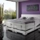 Breckle Boxspringbett 120 x 200 cm Oxford Box Elektro Inspiration Hollanda TFK Topper Gel Comfort