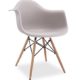 2 Stück Stühle Los Angeles – Weiß – Inspiriert Charles & Ray Eames DAW – skandinavischen – IBH Design