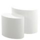 AC Design Furniture 63235 2-Satz Tisch Rico 2-er Set, weiß hochglanz