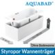 AQUABAD® Universal Badewannenträger (für Villeroy & Boch, Bette, Ideal Standard uvm.) Wannenträger Styroporträger Badewanne 170 x 75 u. 180 x 80 cm
